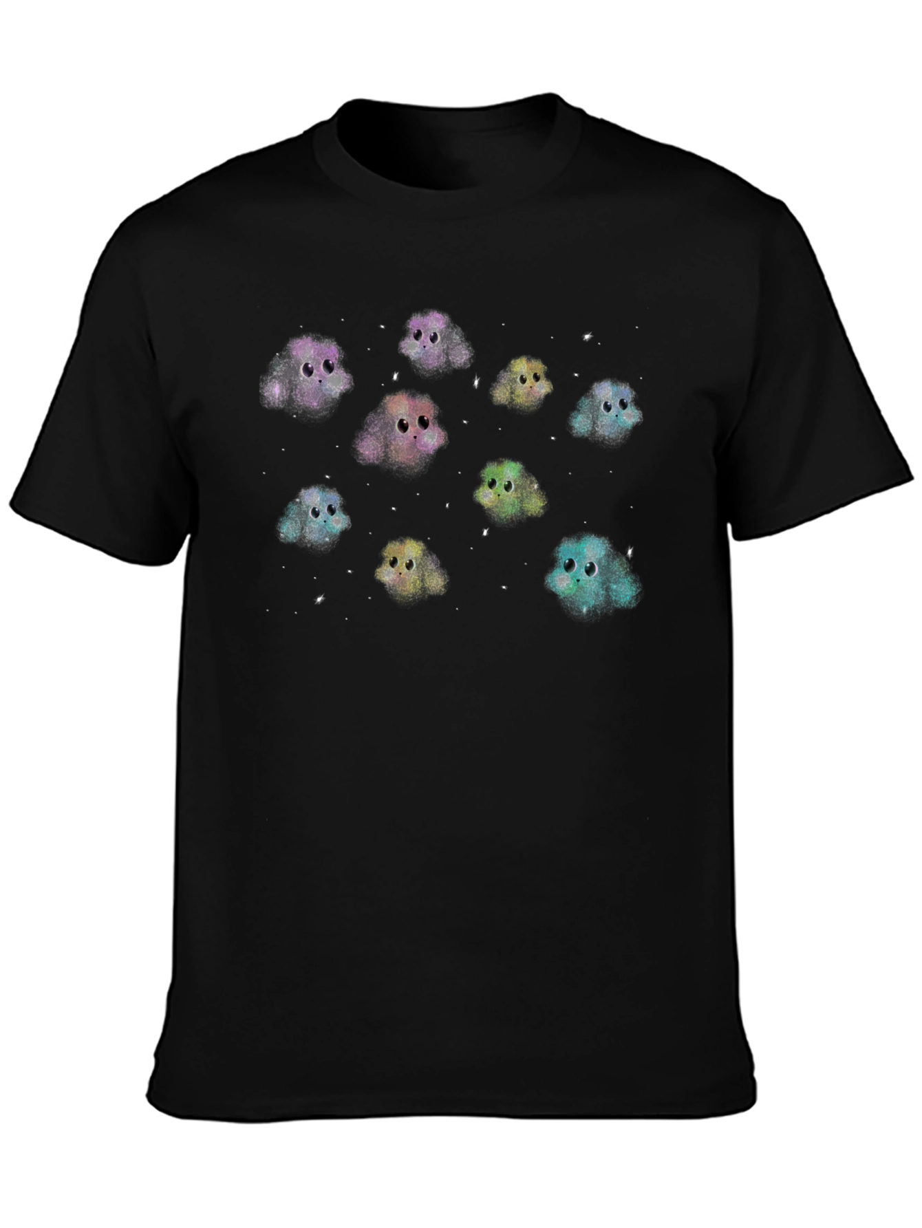 Galaxy Creature T-Shirt - Black Cotton Blend
