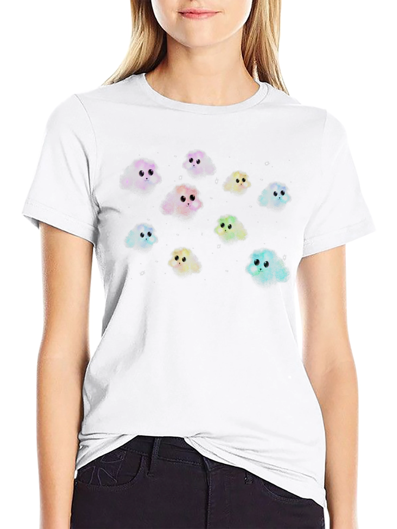 Galaxy Creature T-Shirt - Black Cotton Blend