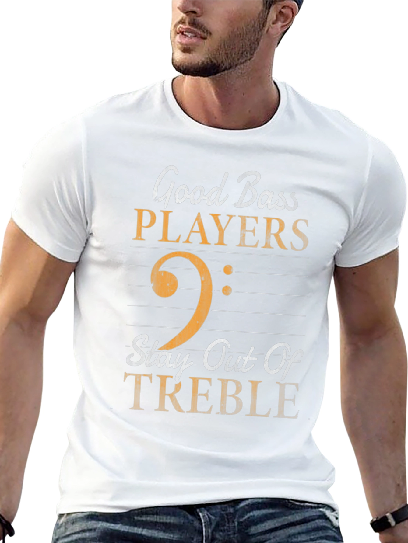 Good Bass Players Stay Out of Treble Graphic Tee