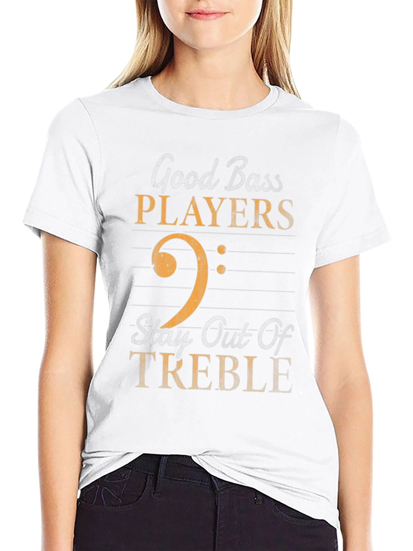 Good Bass Players Stay Out of Treble Graphic Tee
