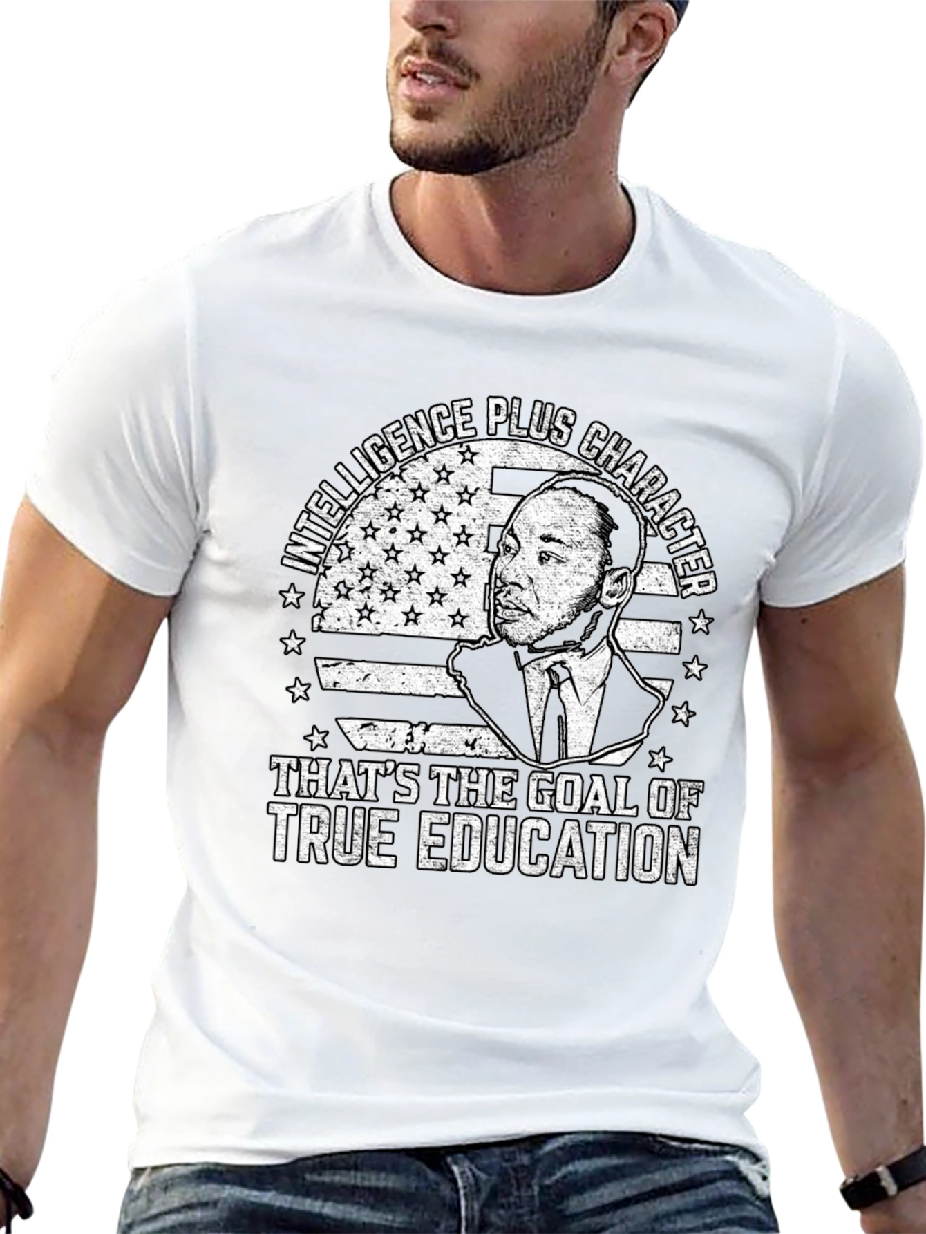 Intelligence Plus Character MLK T-Shirt