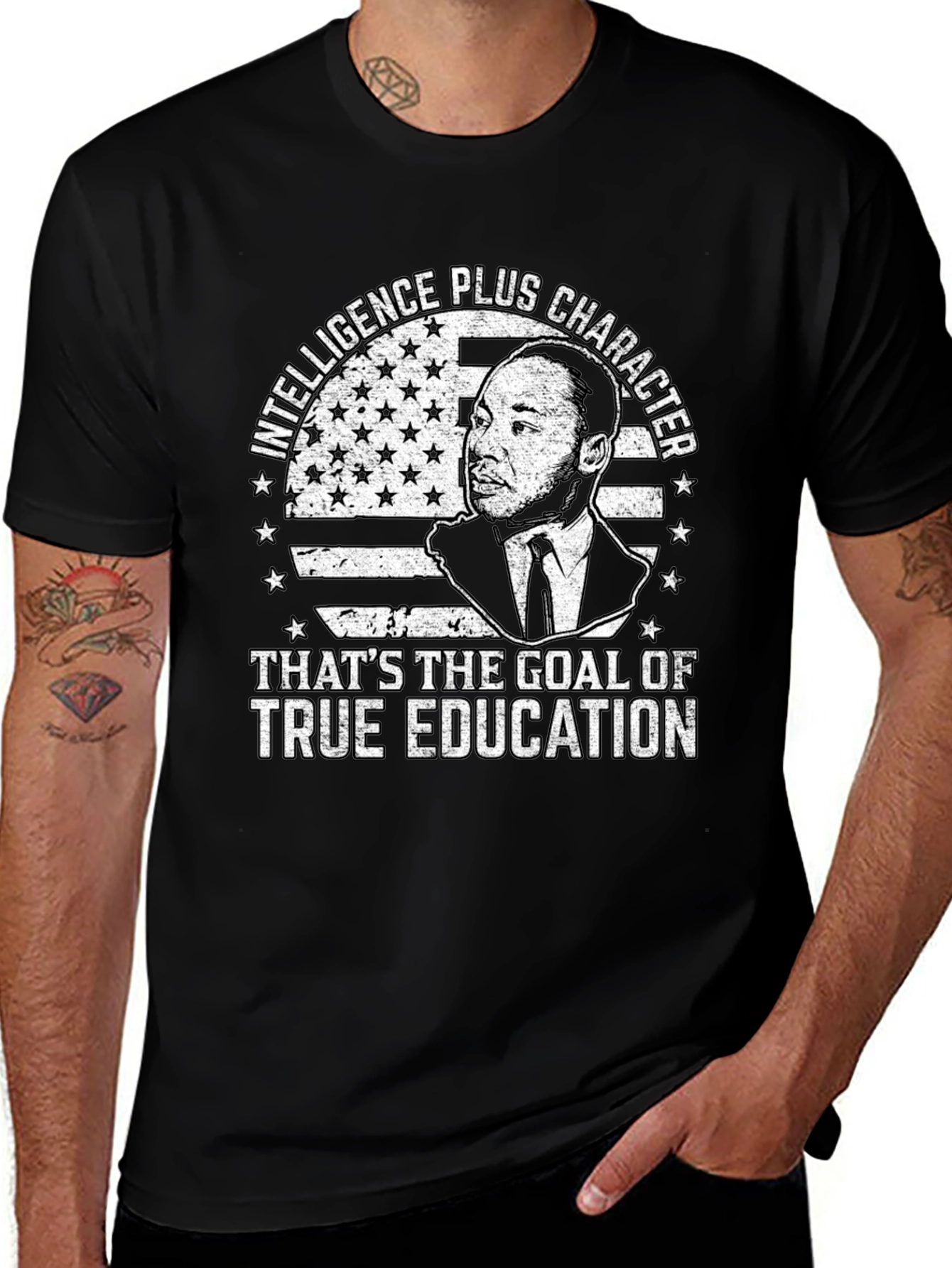 Intelligence Plus Character MLK T-Shirt