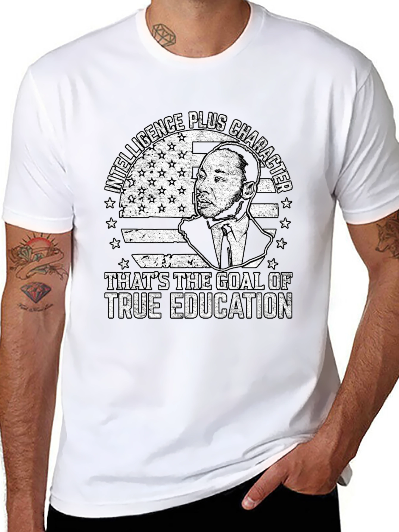 Intelligence Plus Character MLK T-Shirt
