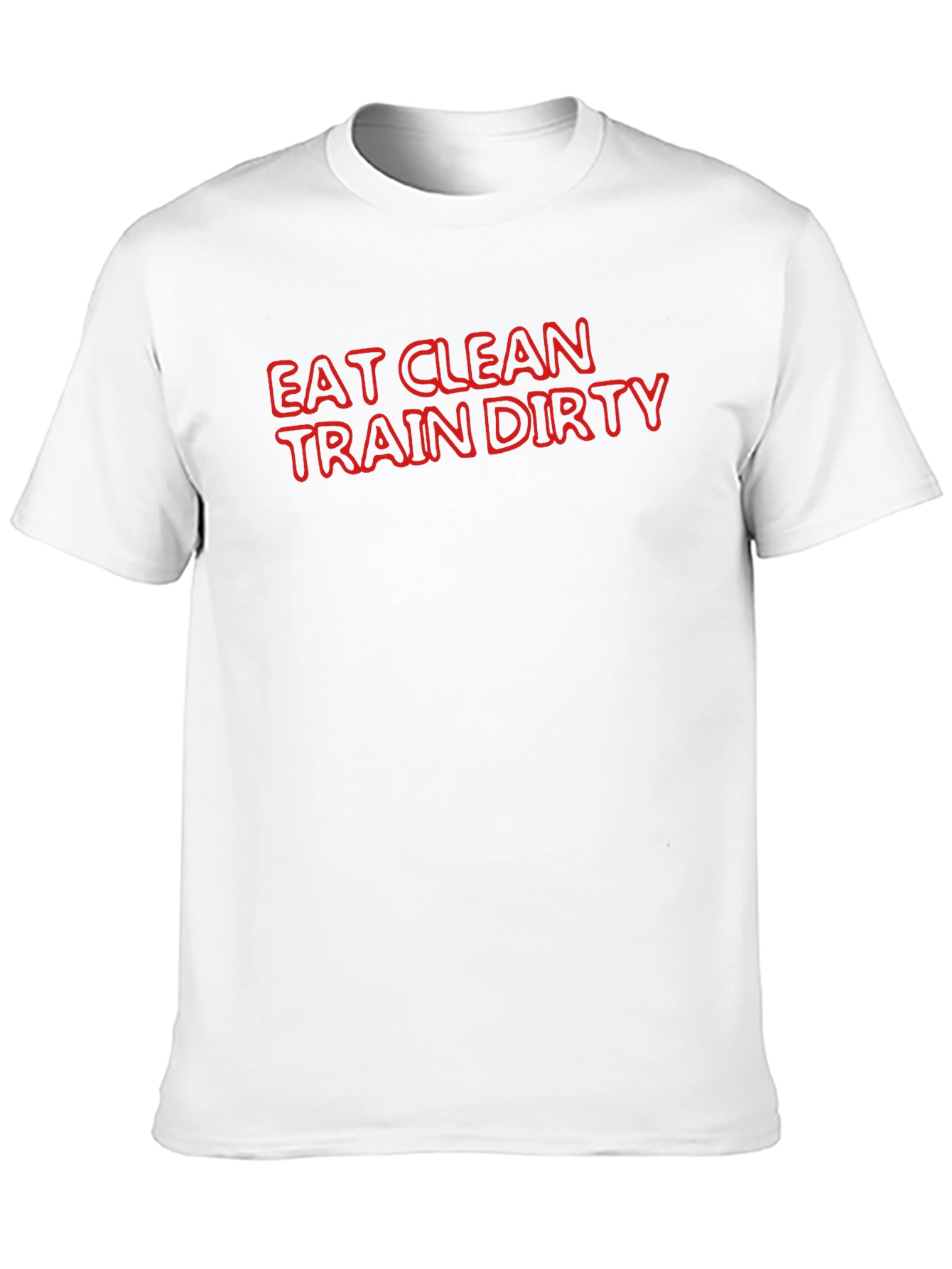 Eat Clean Train Dirty Black T-Shirt