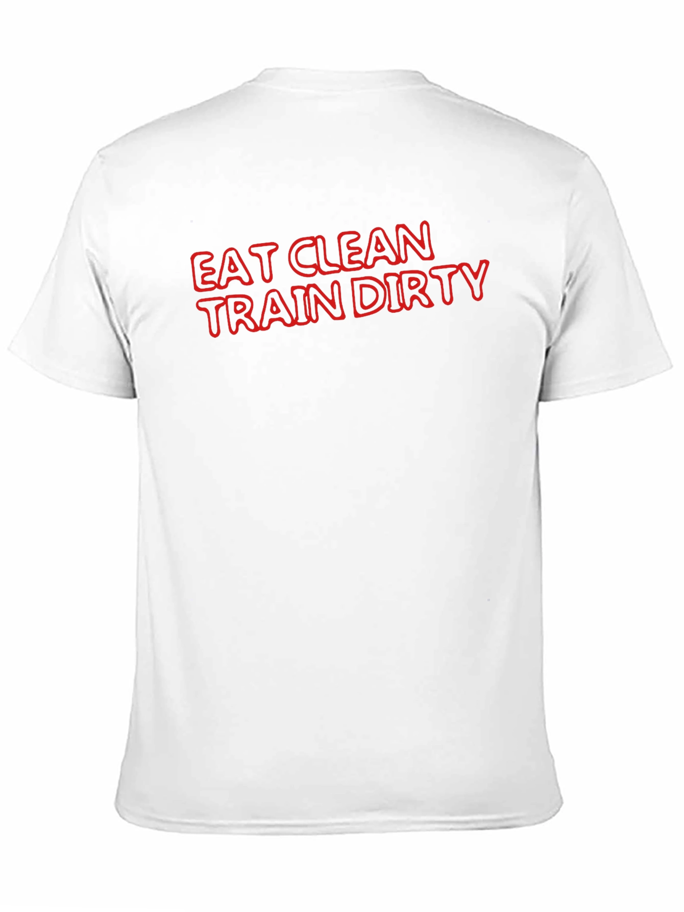 Eat Clean Train Dirty Black T-Shirt