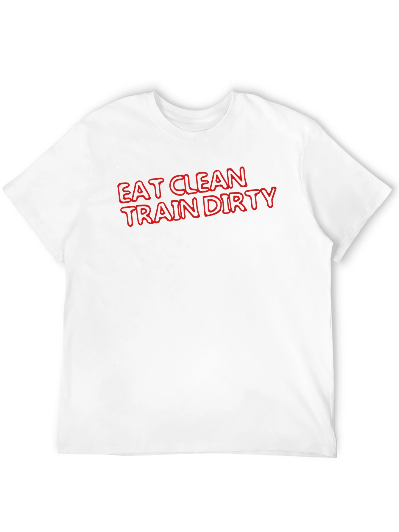 Eat Clean Train Dirty Black T-Shirt