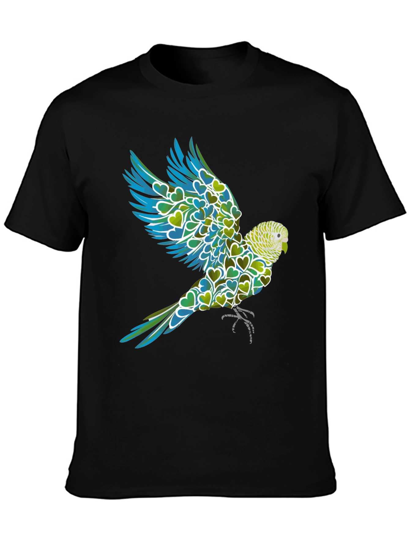 Parrot Heart T-Shirt - Mens Graphic Tee