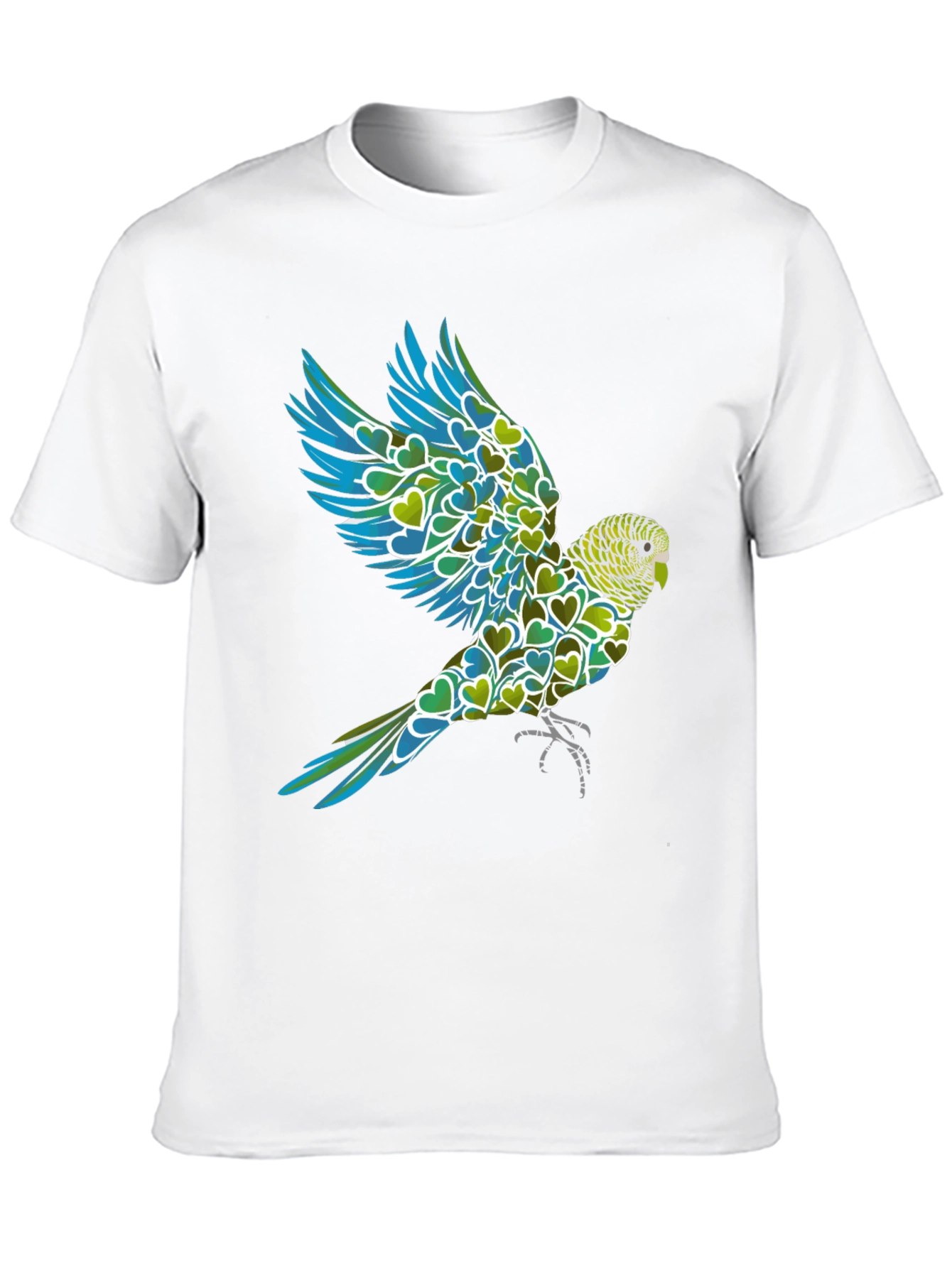 Parrot Heart T-Shirt - Mens Graphic Tee