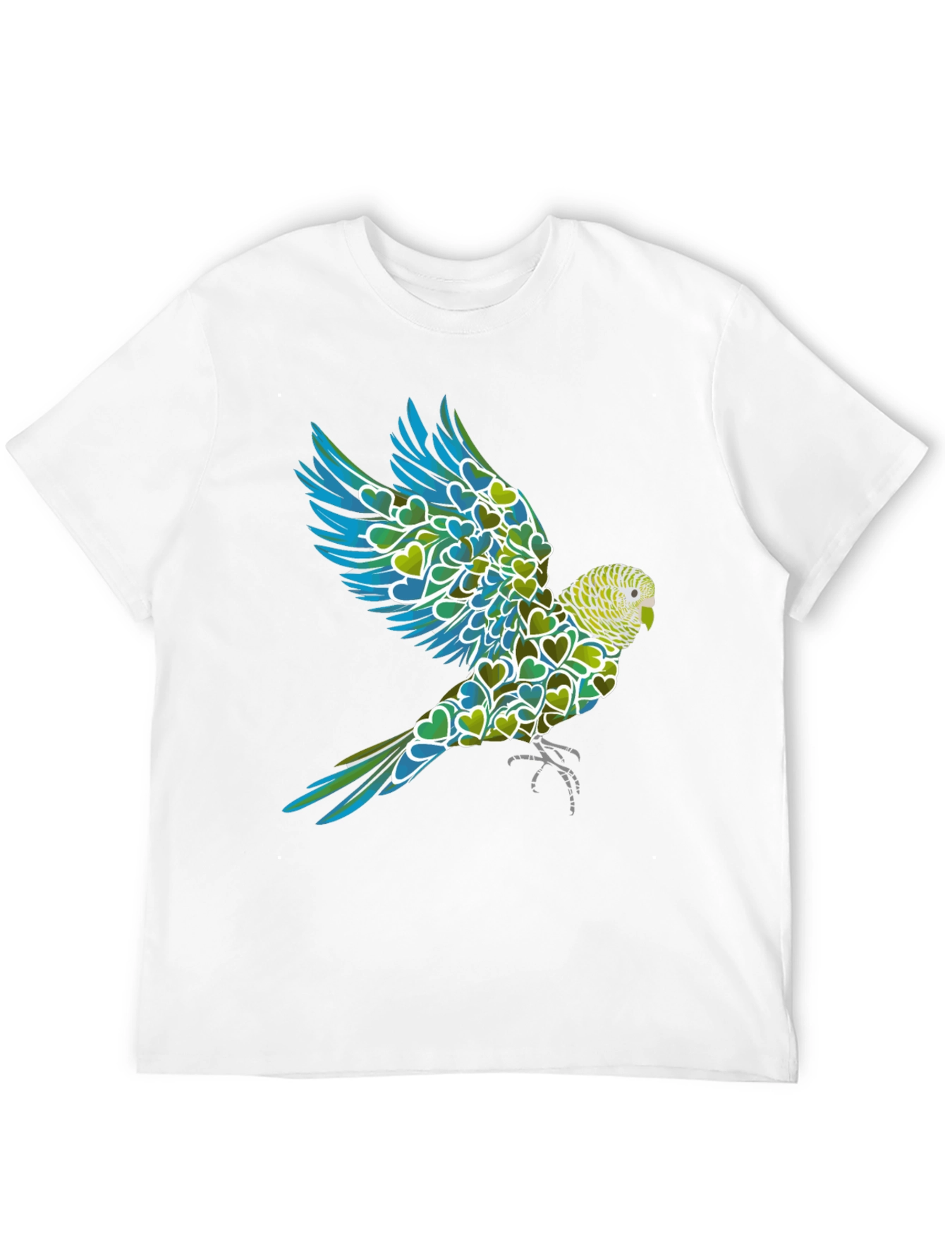 Parrot Heart T-Shirt - Mens Graphic Tee