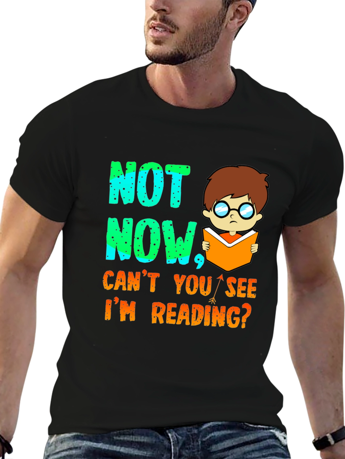 Funny Reading T-Shirt - Not Now Im Reading!