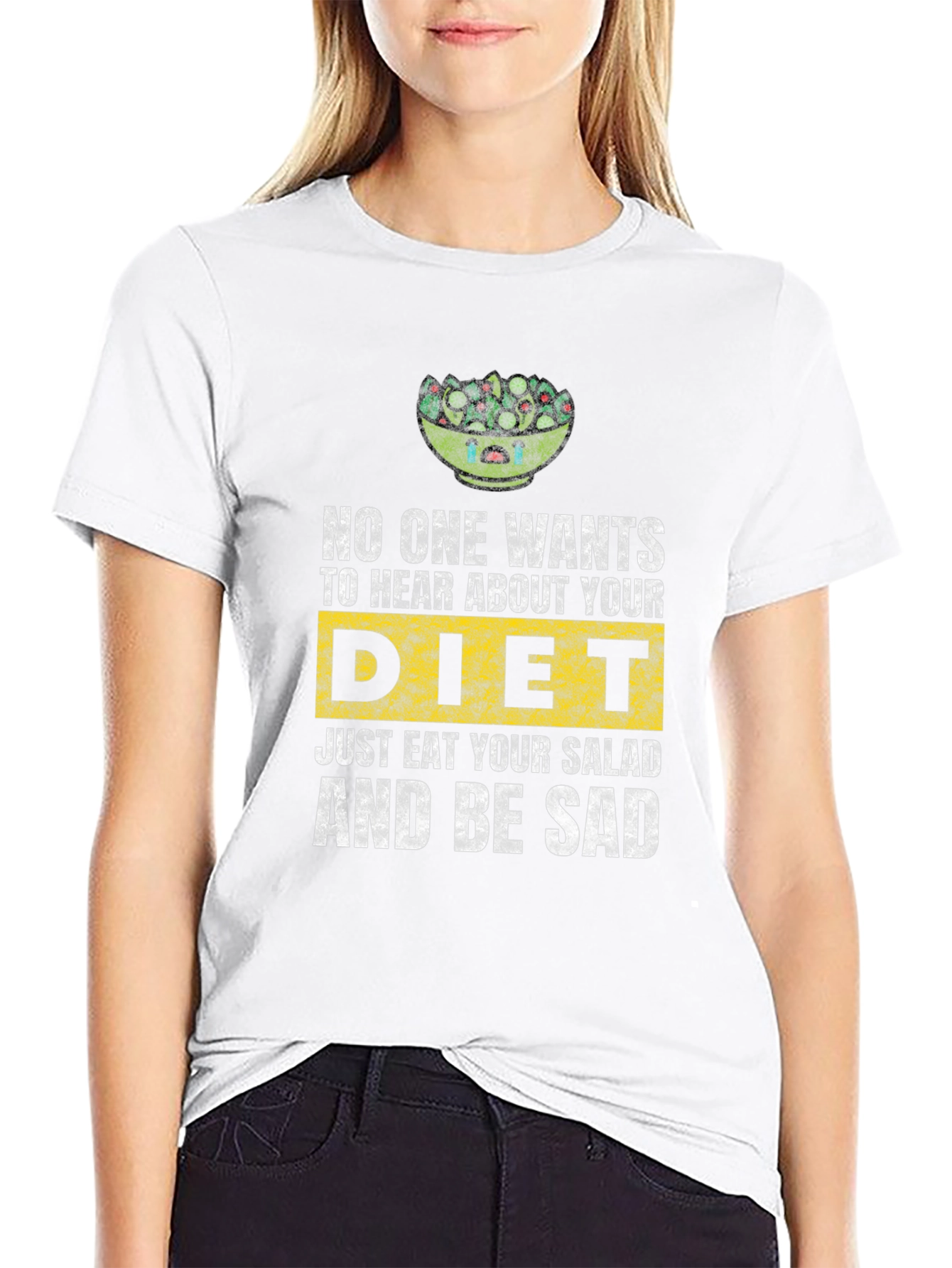 Sad Salad Diet T-Shirt: Eat Your Greens!