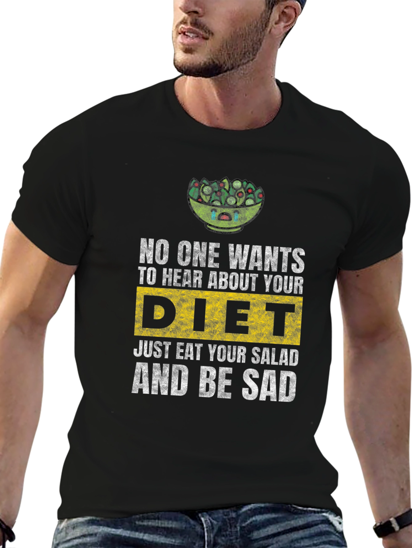 Sad Salad Diet T-Shirt: Eat Your Greens!