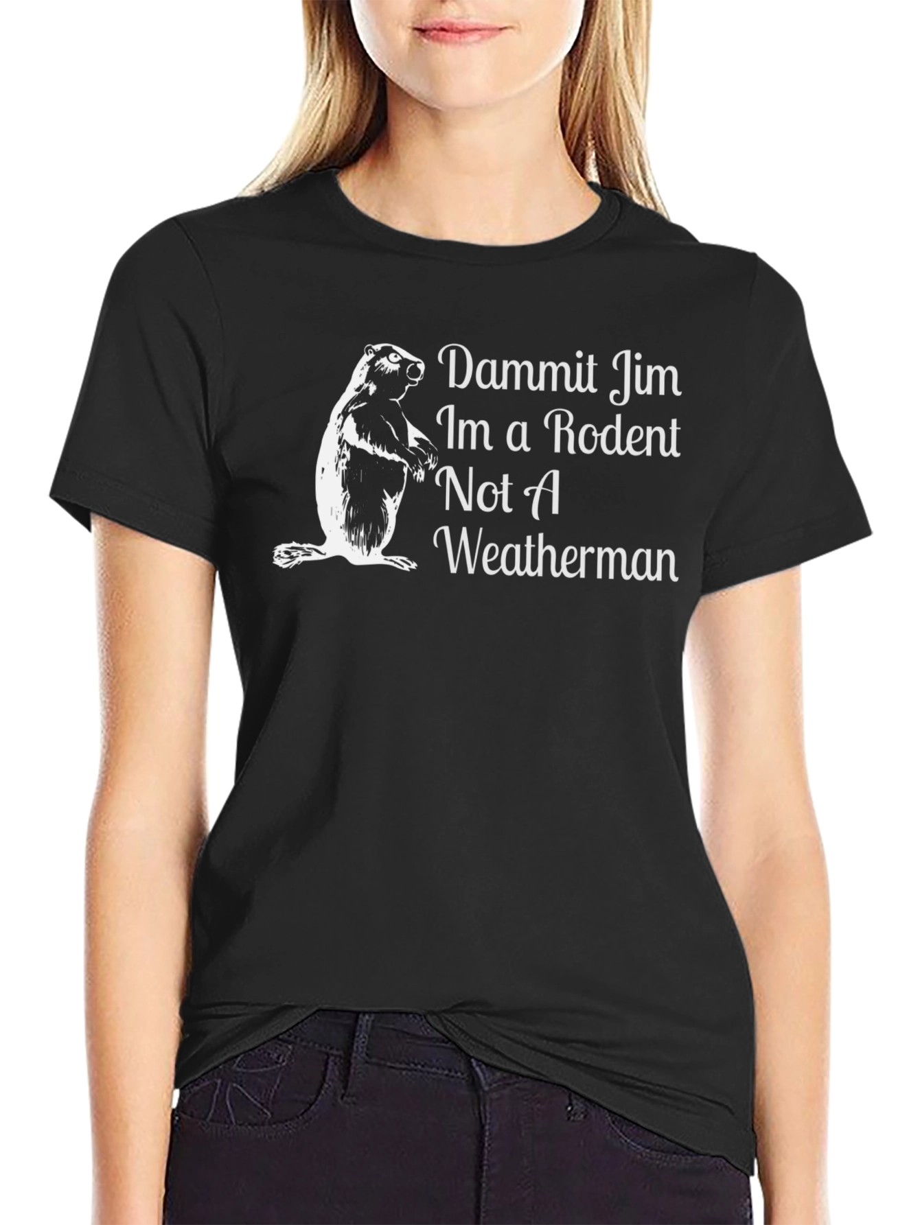 Dammit Jim Rodent Weatherman T-Shirt