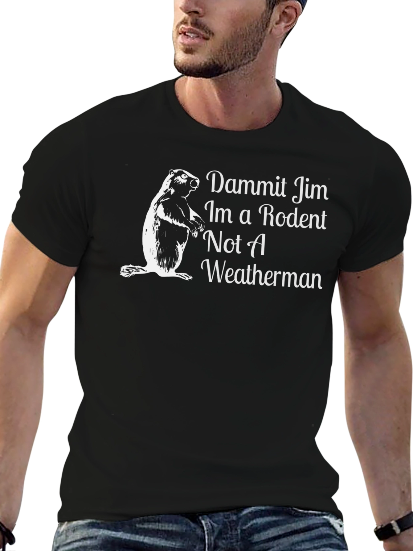 Dammit Jim Rodent Weatherman T-Shirt