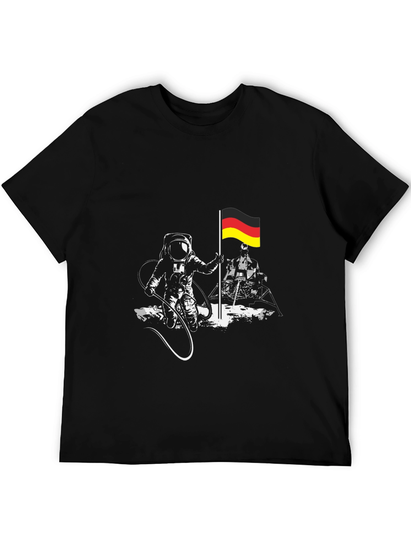 Astronaut Germany Flag Graphic Tee