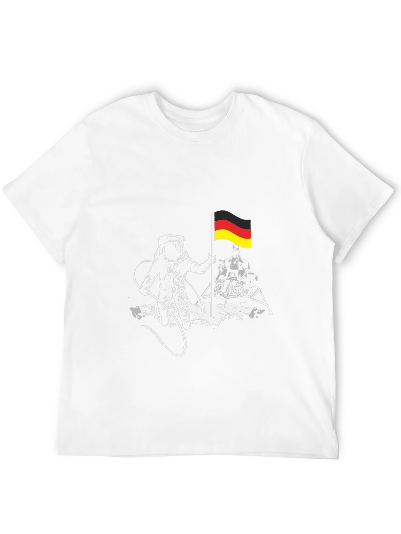 Astronaut Germany Flag Graphic Tee