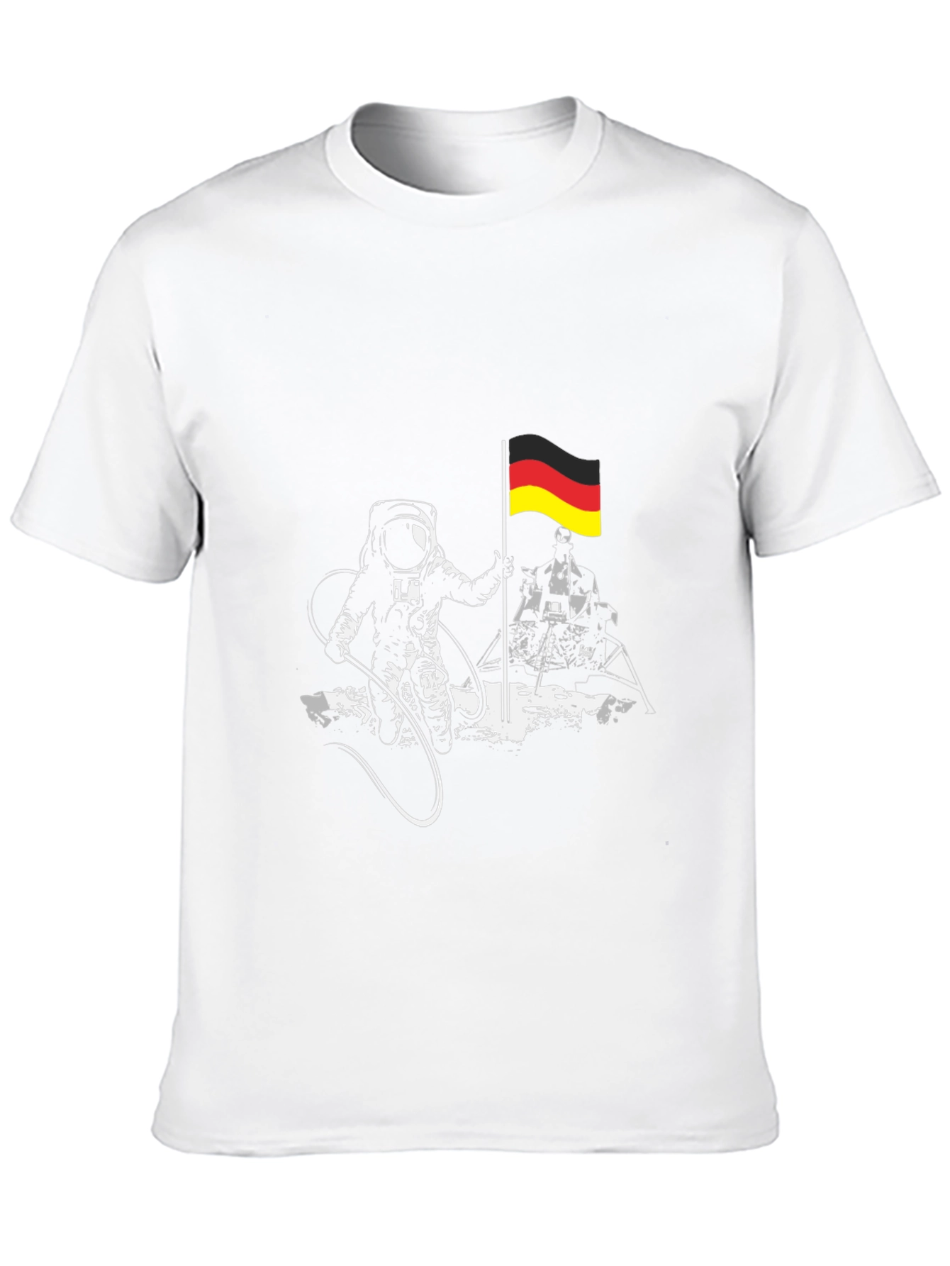 Astronaut Germany Flag Graphic Tee
