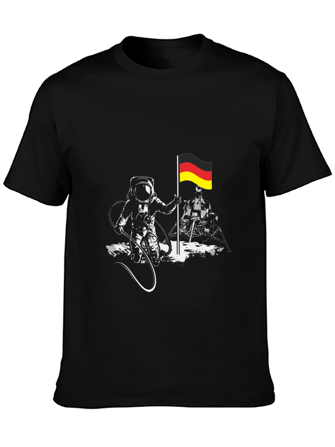 Astronaut Germany Flag Graphic Tee