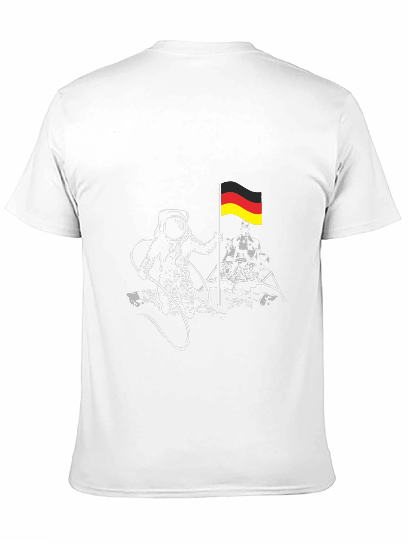 Astronaut Germany Flag Graphic Tee