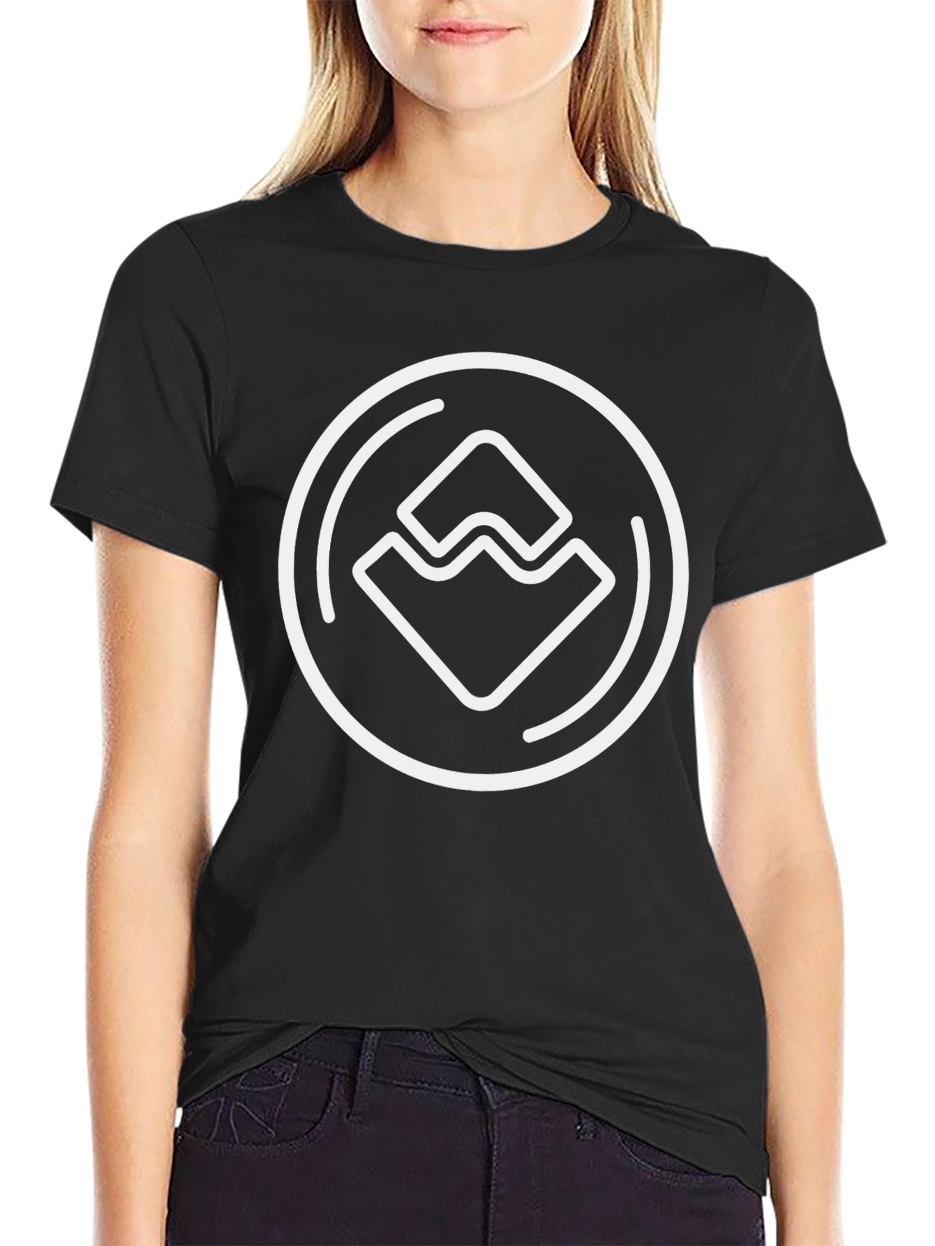 Abstract Graphic Tee - Modern Design Soft Cotton Blend