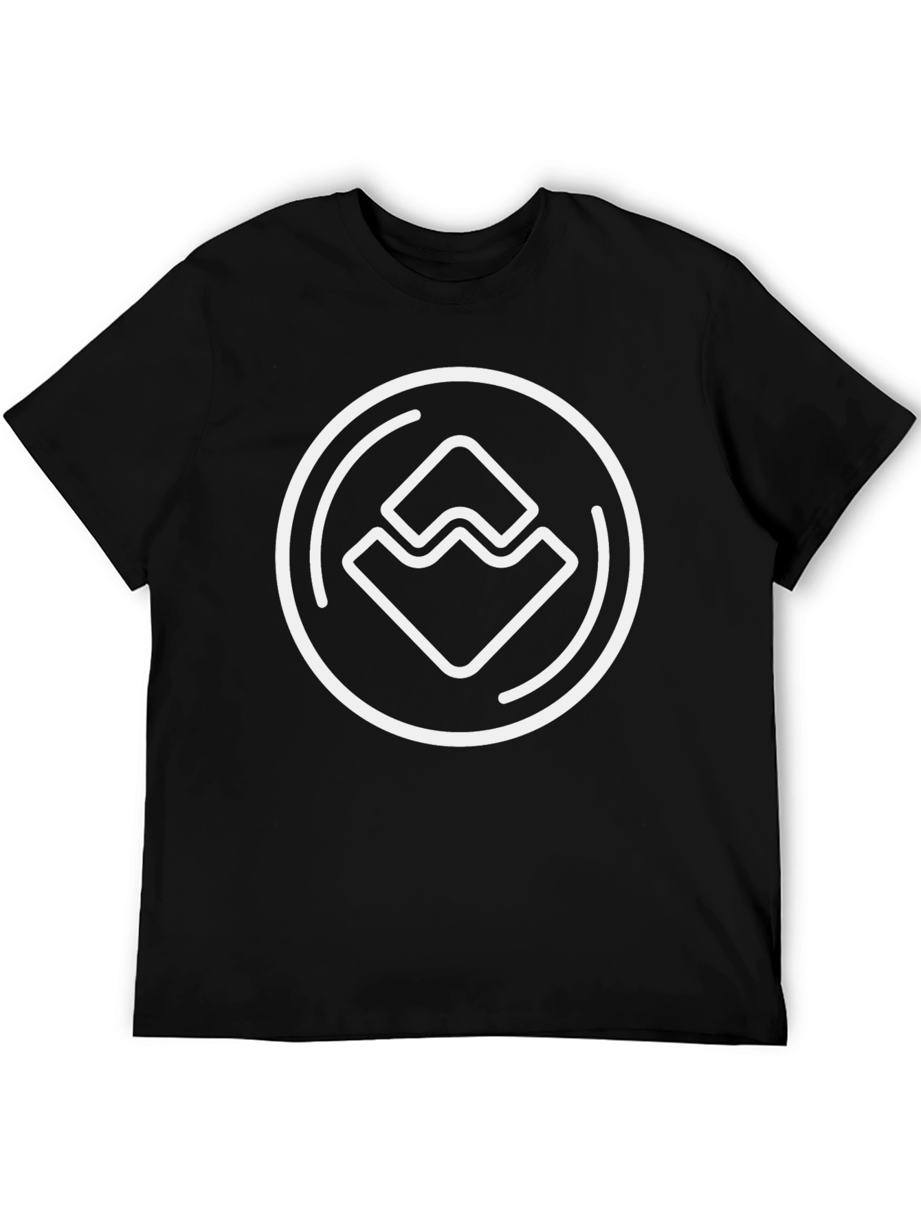 Abstract Graphic Tee - Modern Design Soft Cotton Blend