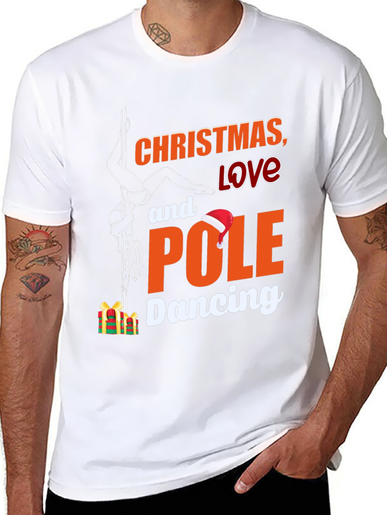 Christmas Pole Dancing T-Shirt