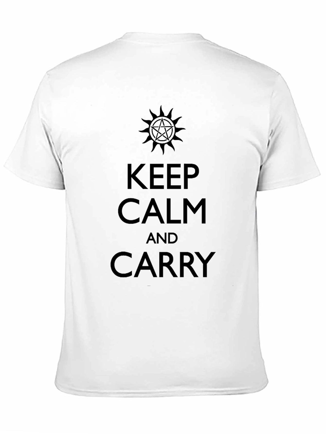 Keep Calm and Carry T-Shirt - Supernatural Inspired Design