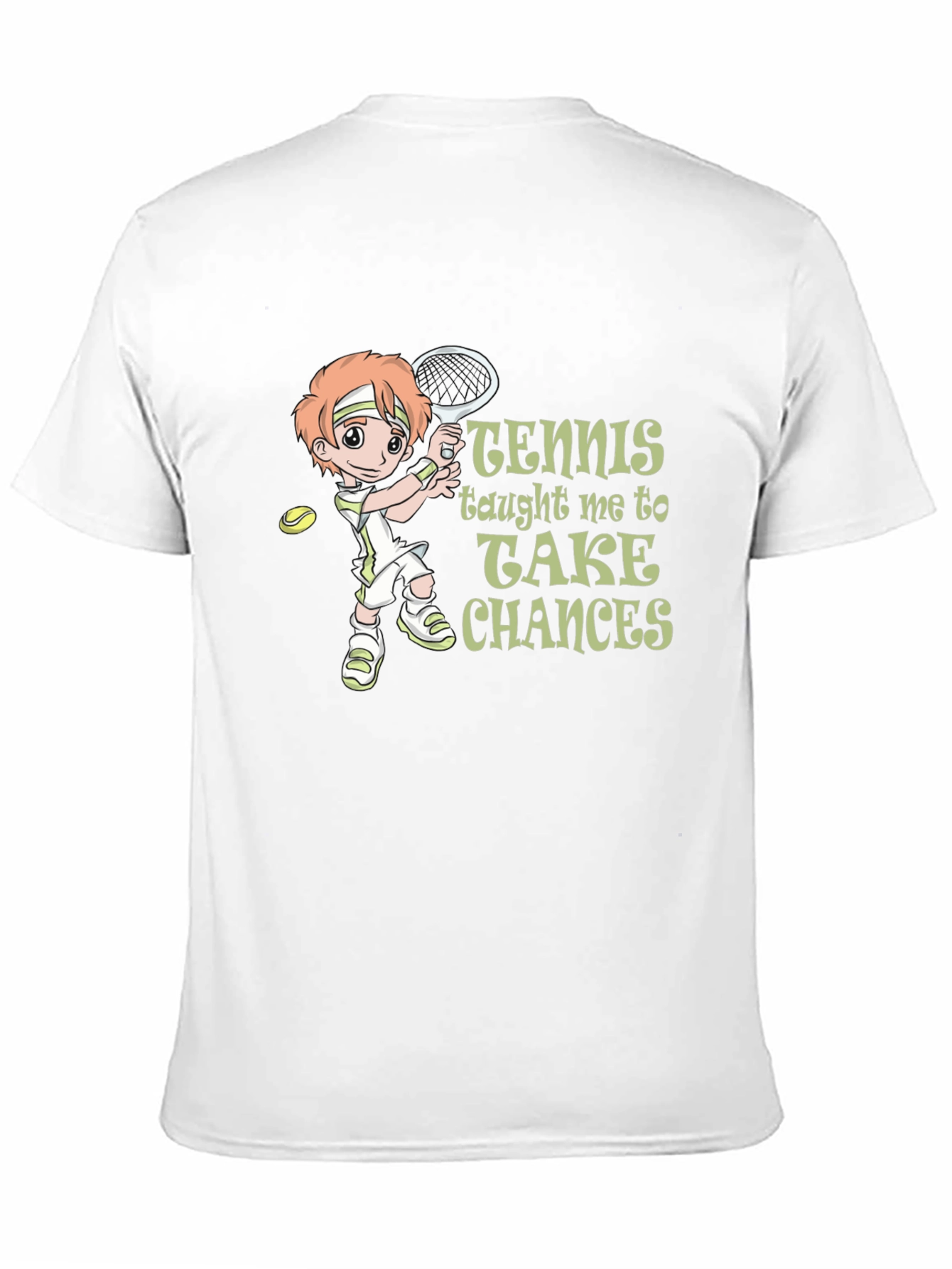 Tennis Graphic T-Shirt - Take Chances Tee