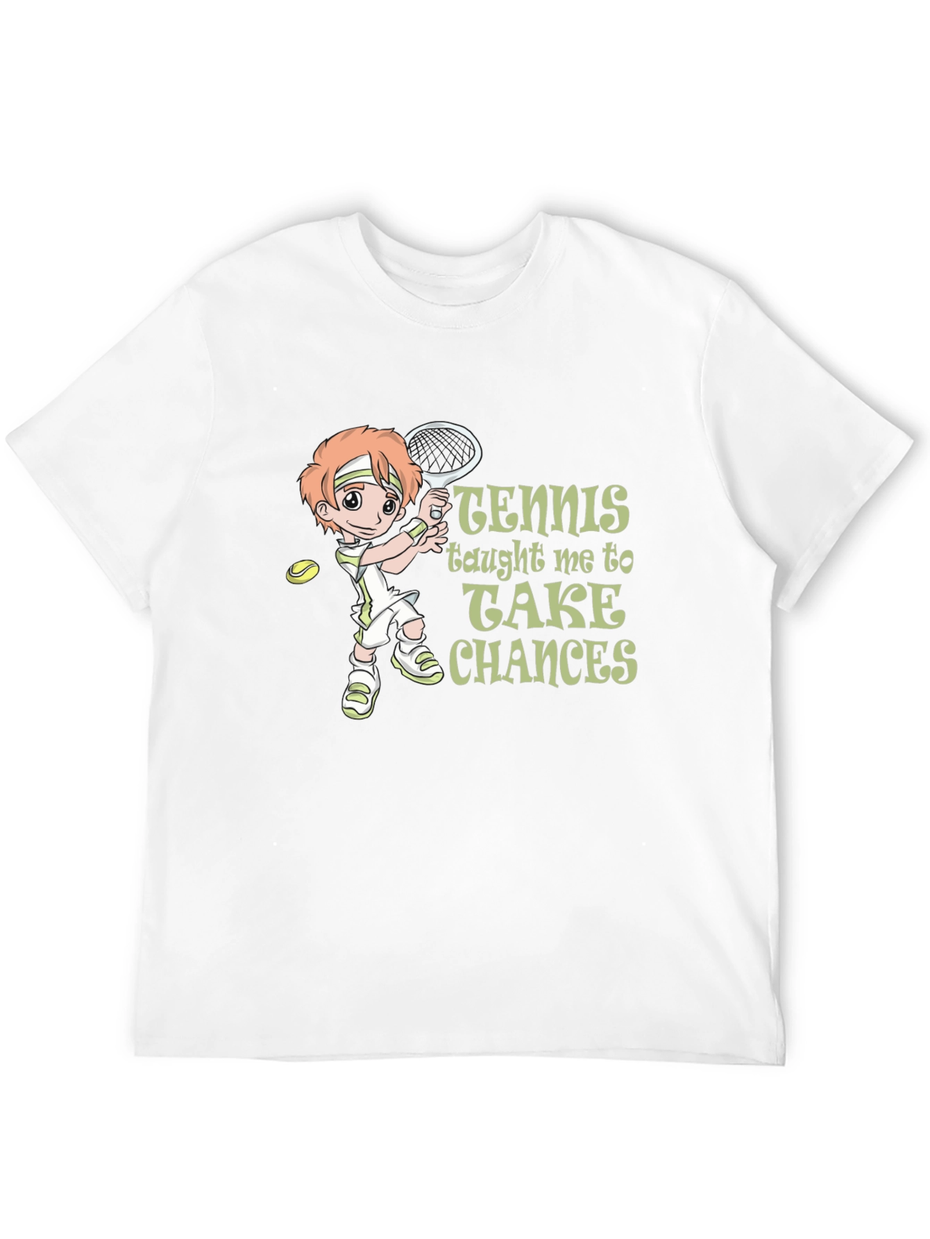 Tennis Graphic T-Shirt - Take Chances Tee