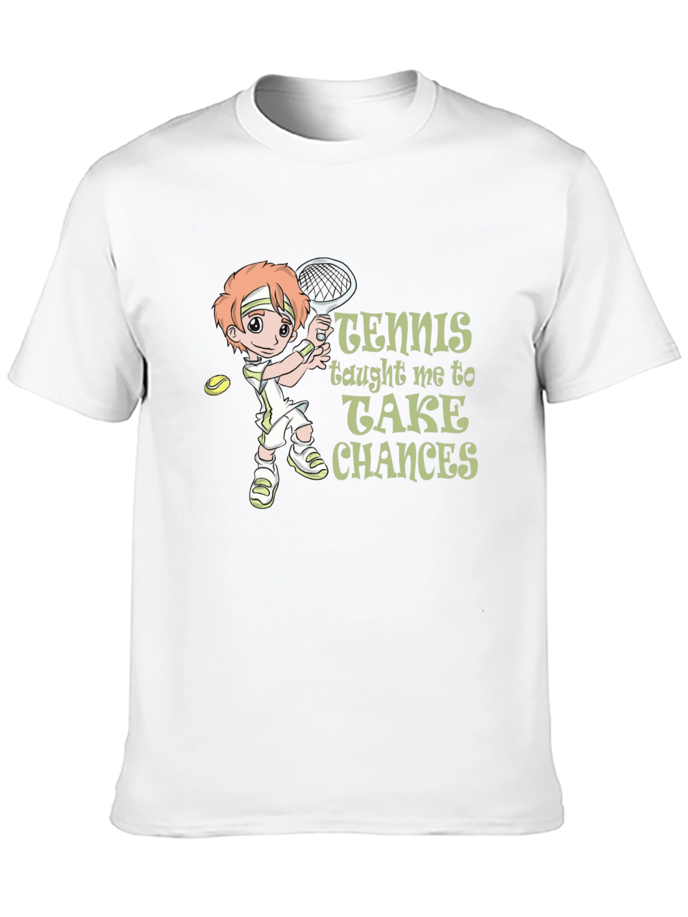 Tennis Graphic T-Shirt - Take Chances Tee