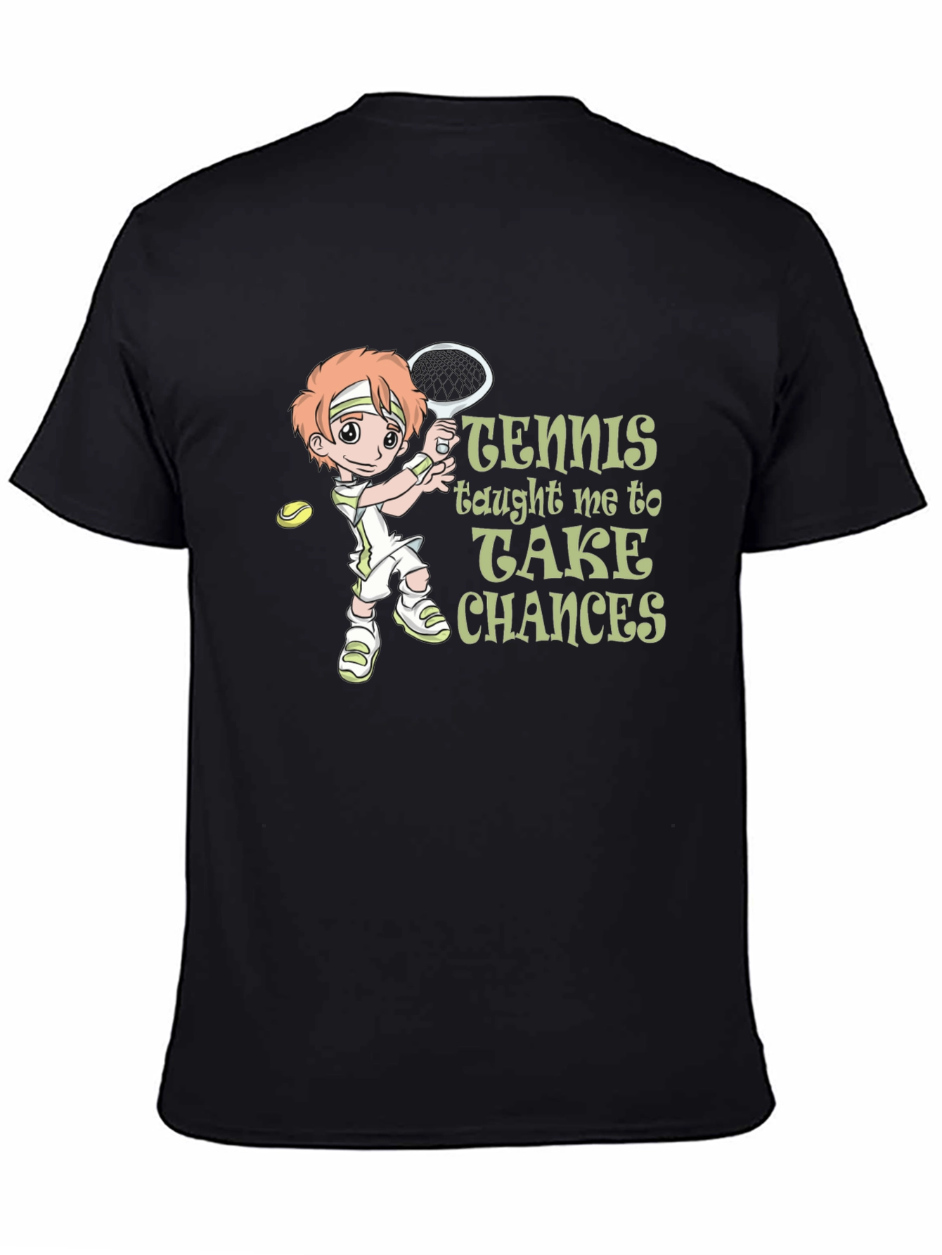 Tennis Graphic T-Shirt - Take Chances Tee