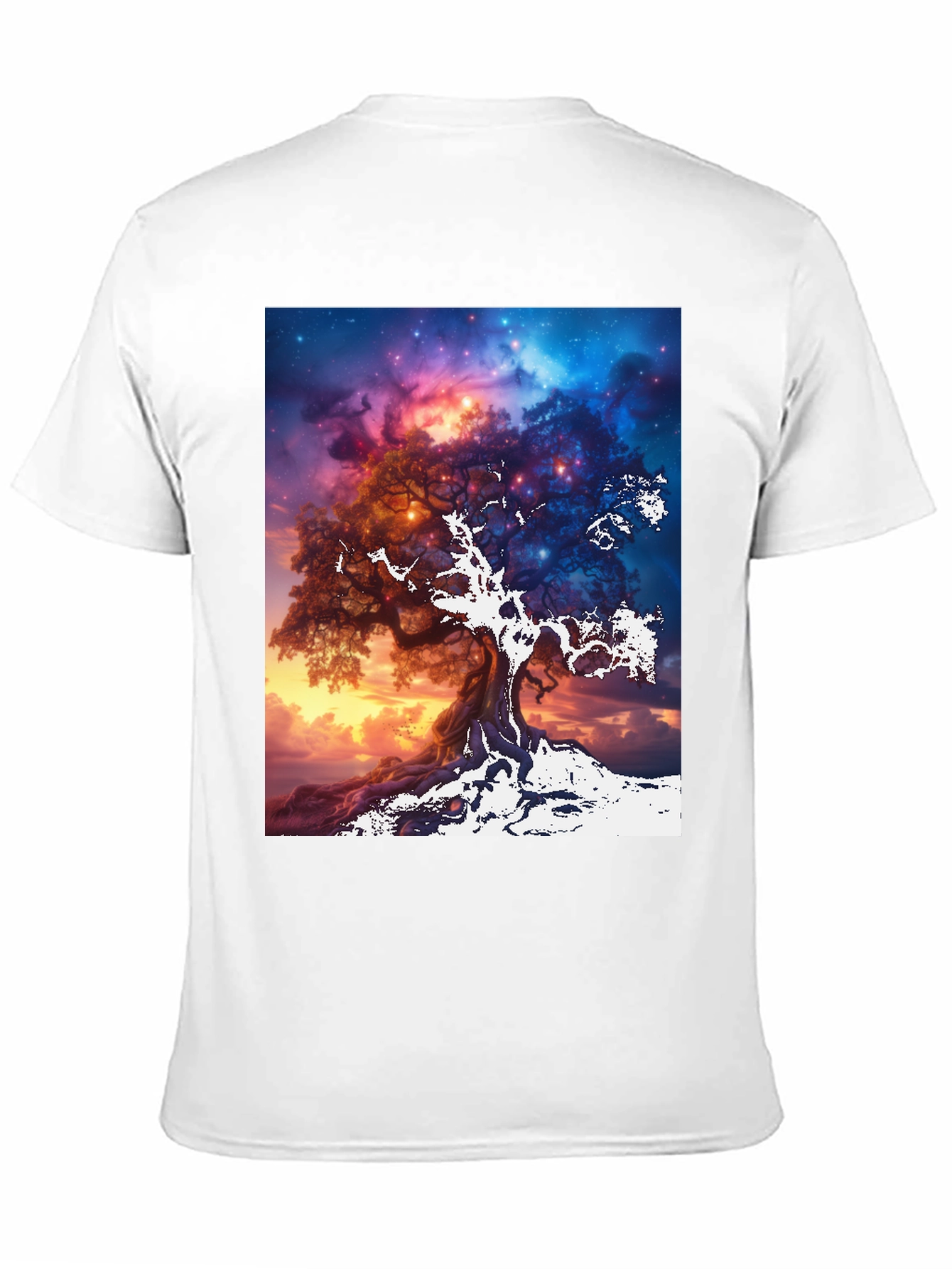 Mystic Tree Graphic Tee - Unisex Black T-Shirt