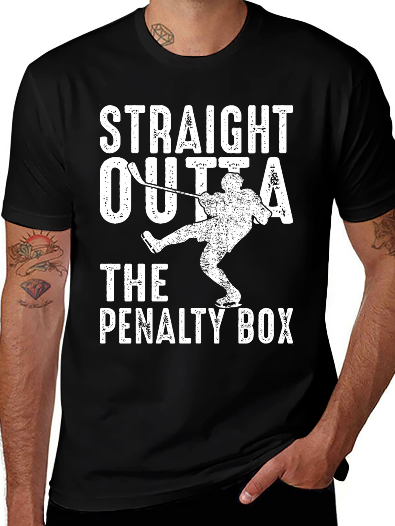 Straight Outta The Penalty Box T-Shirt Hockey
