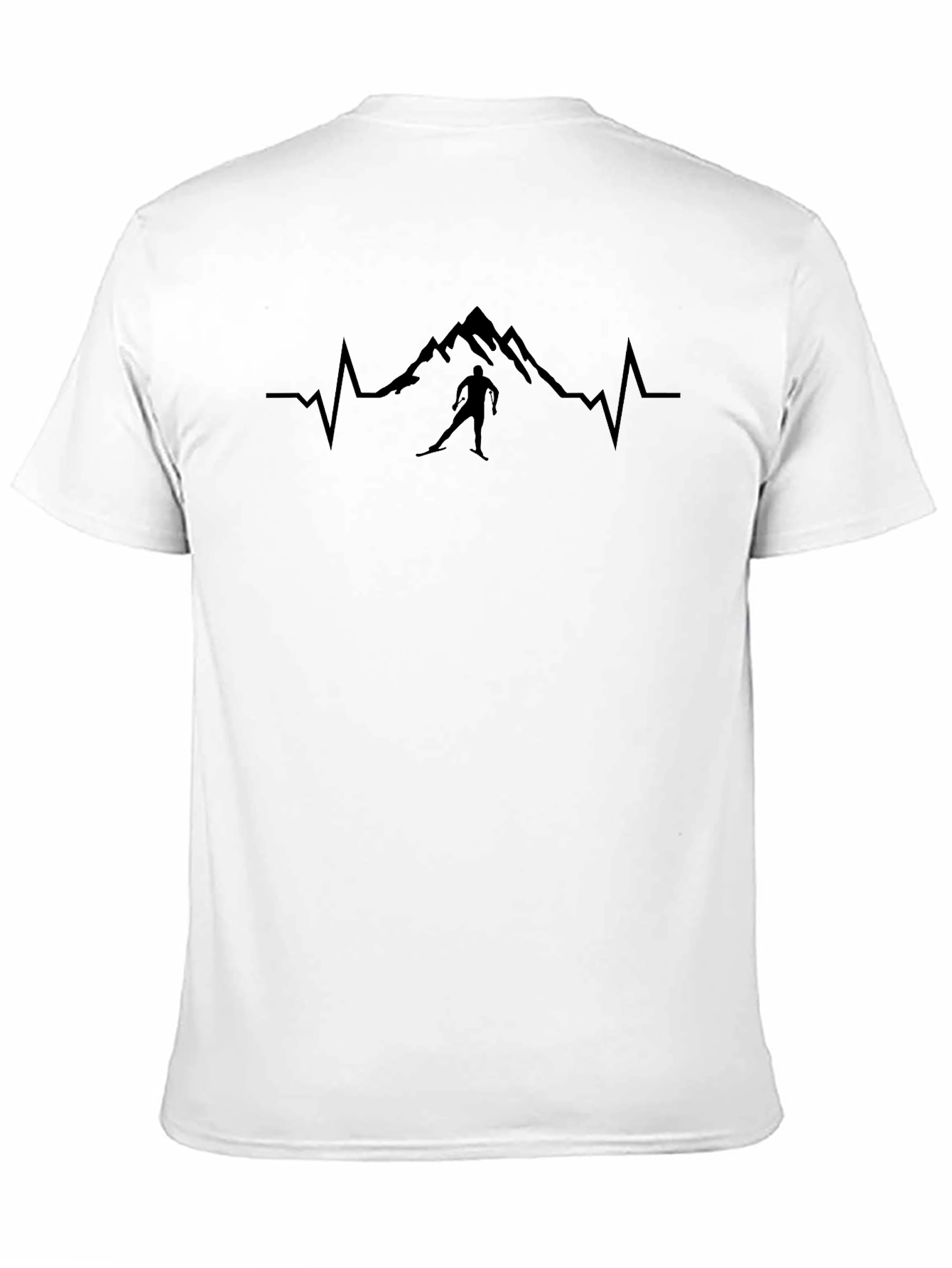Mountain Ski Heartbeat T-Shirt
