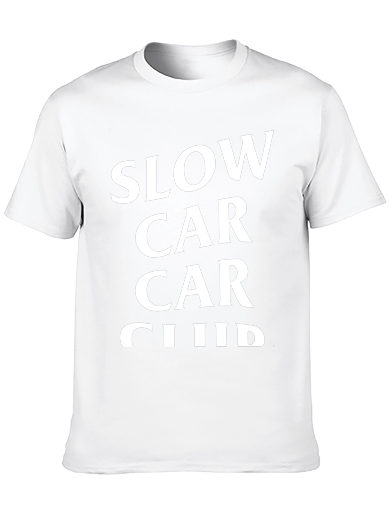 Slow Car Car Club Black Graphic Tee