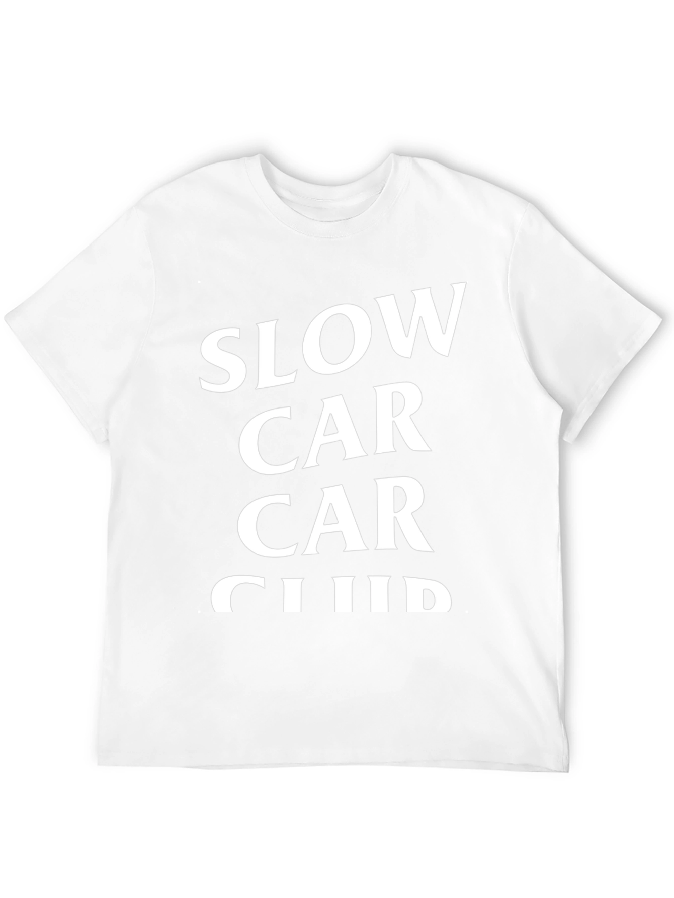 Slow Car Car Club Black Graphic Tee