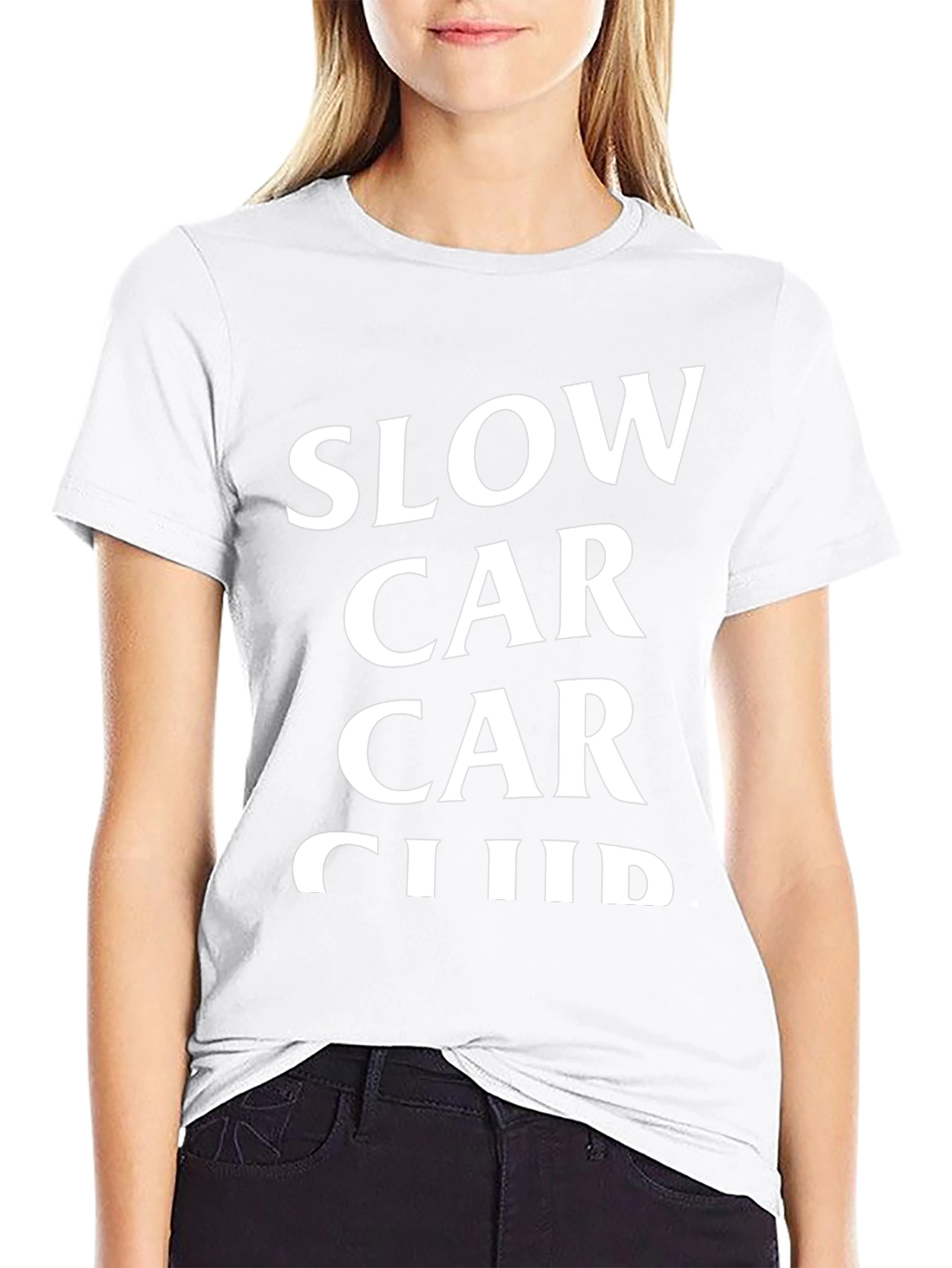 Slow Car Car Club Black Graphic Tee