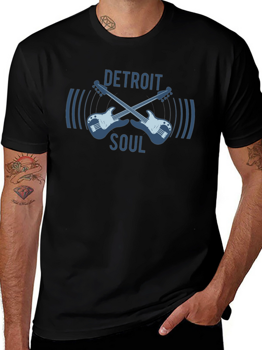 Detroit Soul T-Shirt - Guitar Graphic Tee