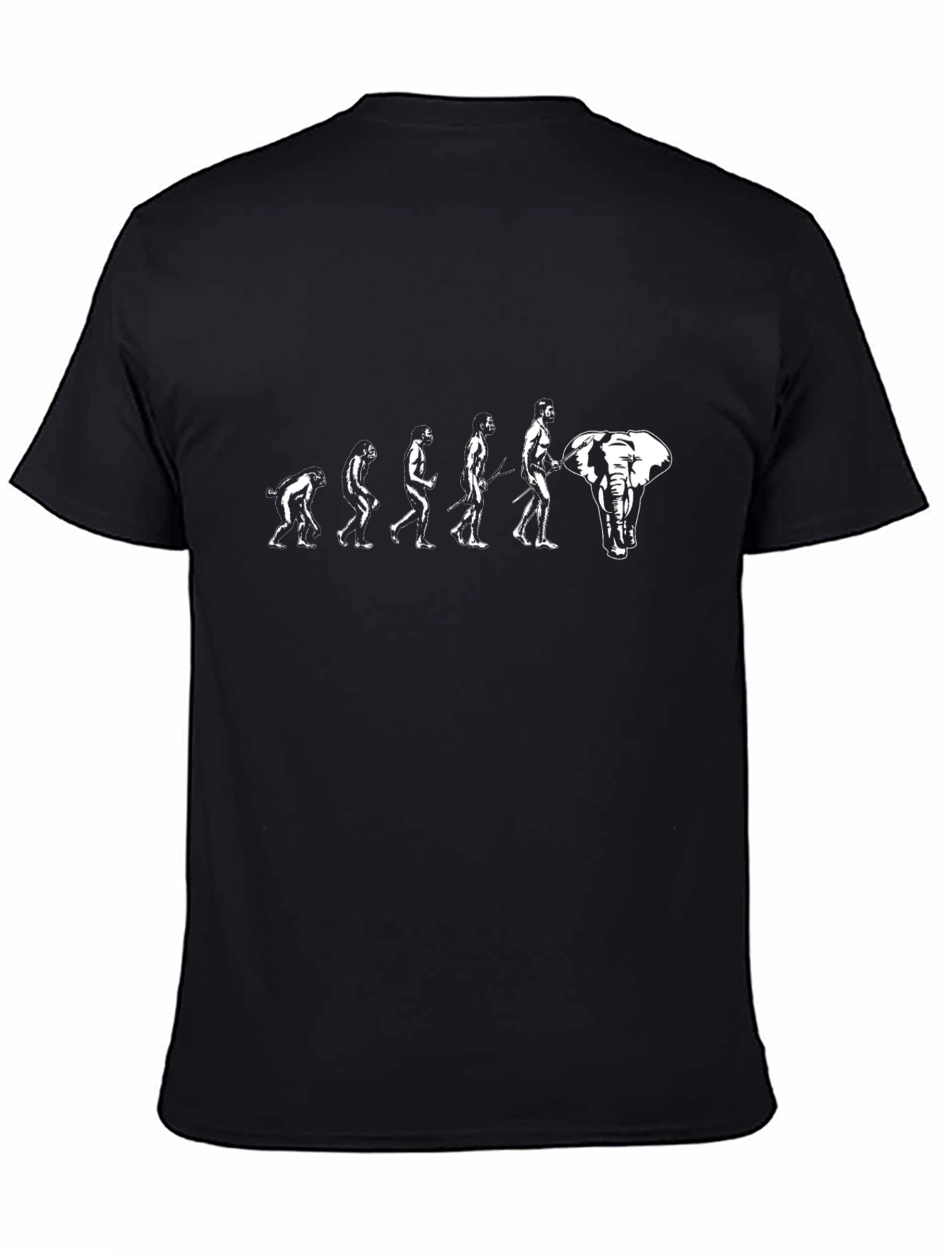 Evolution to Elephant Graphic T-Shirt