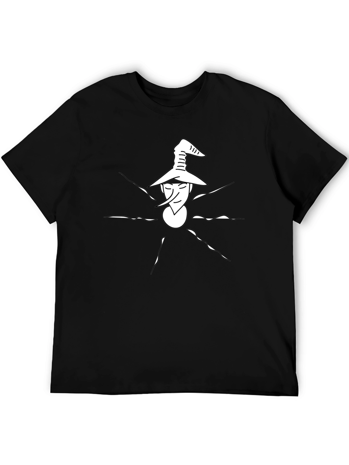 Whimsical Wizard Graphic Tee - Unique Design