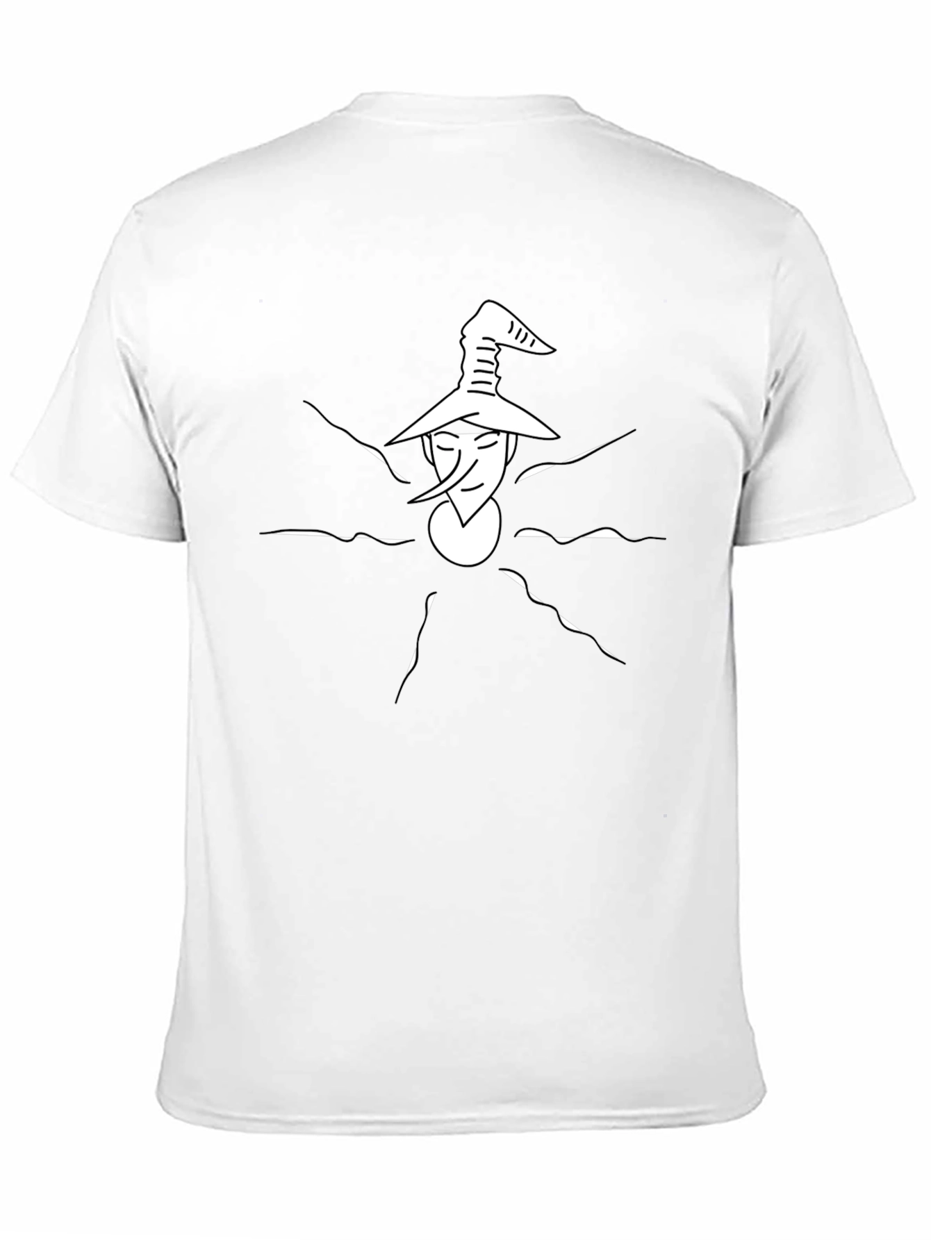 Whimsical Wizard Graphic Tee - Unique Design