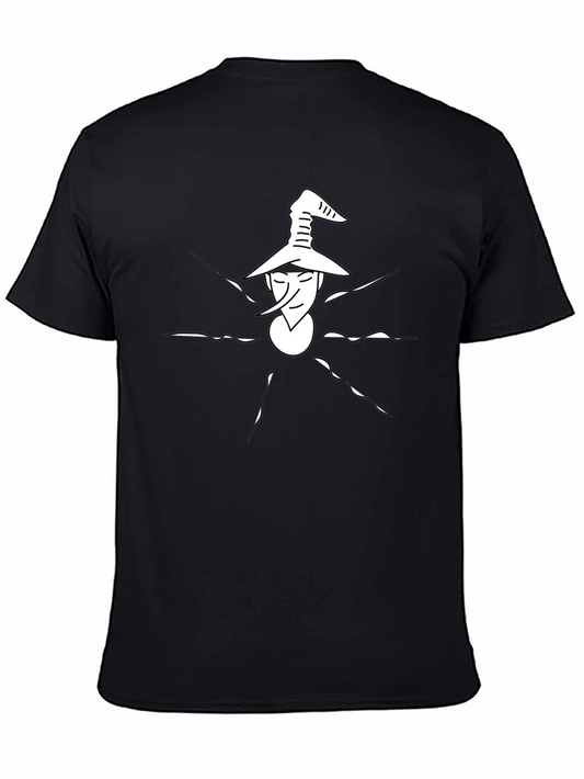 Whimsical Wizard Graphic Tee - Unique Design