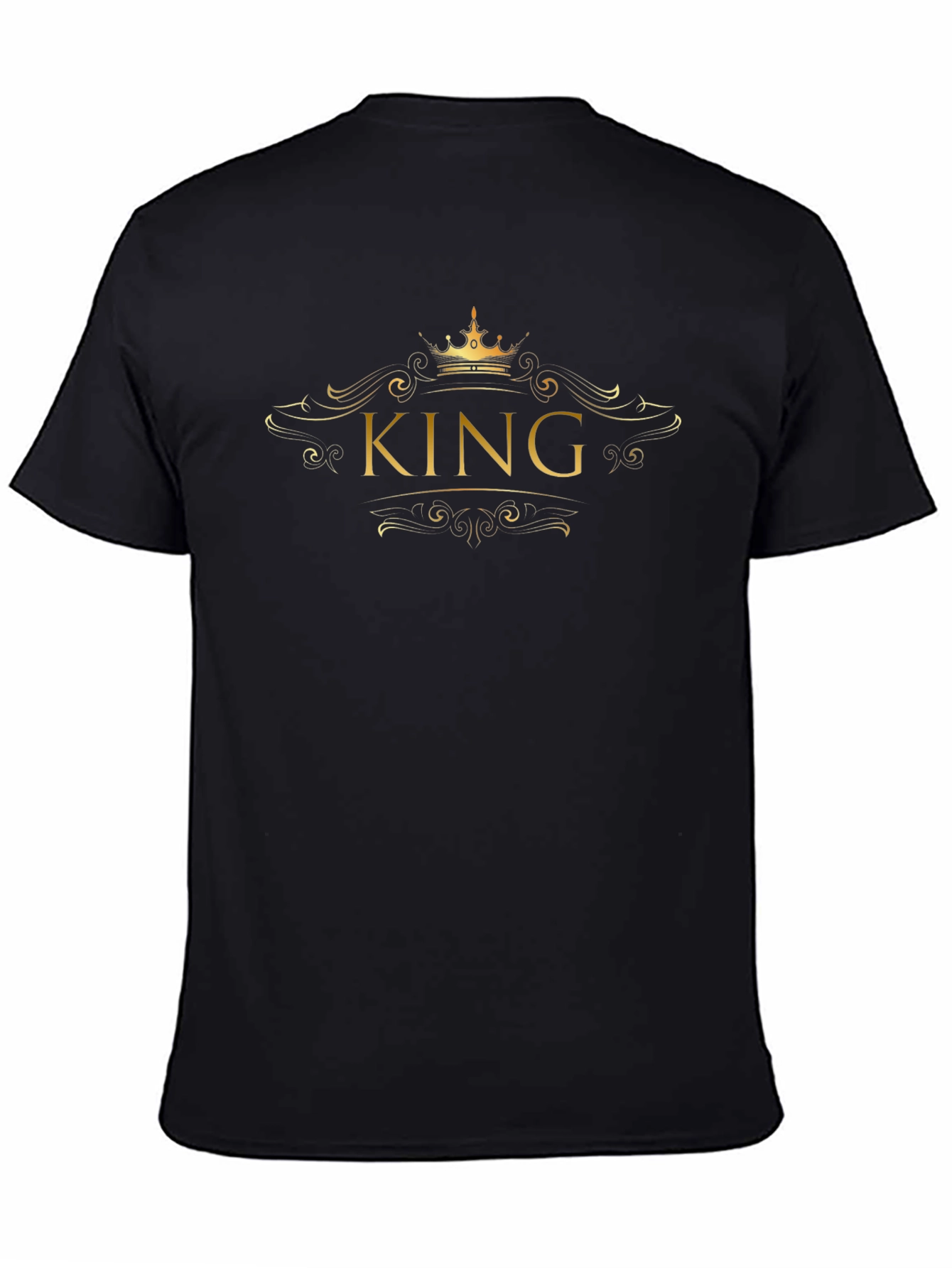 King Graphic Tee - Stylish Crown Design