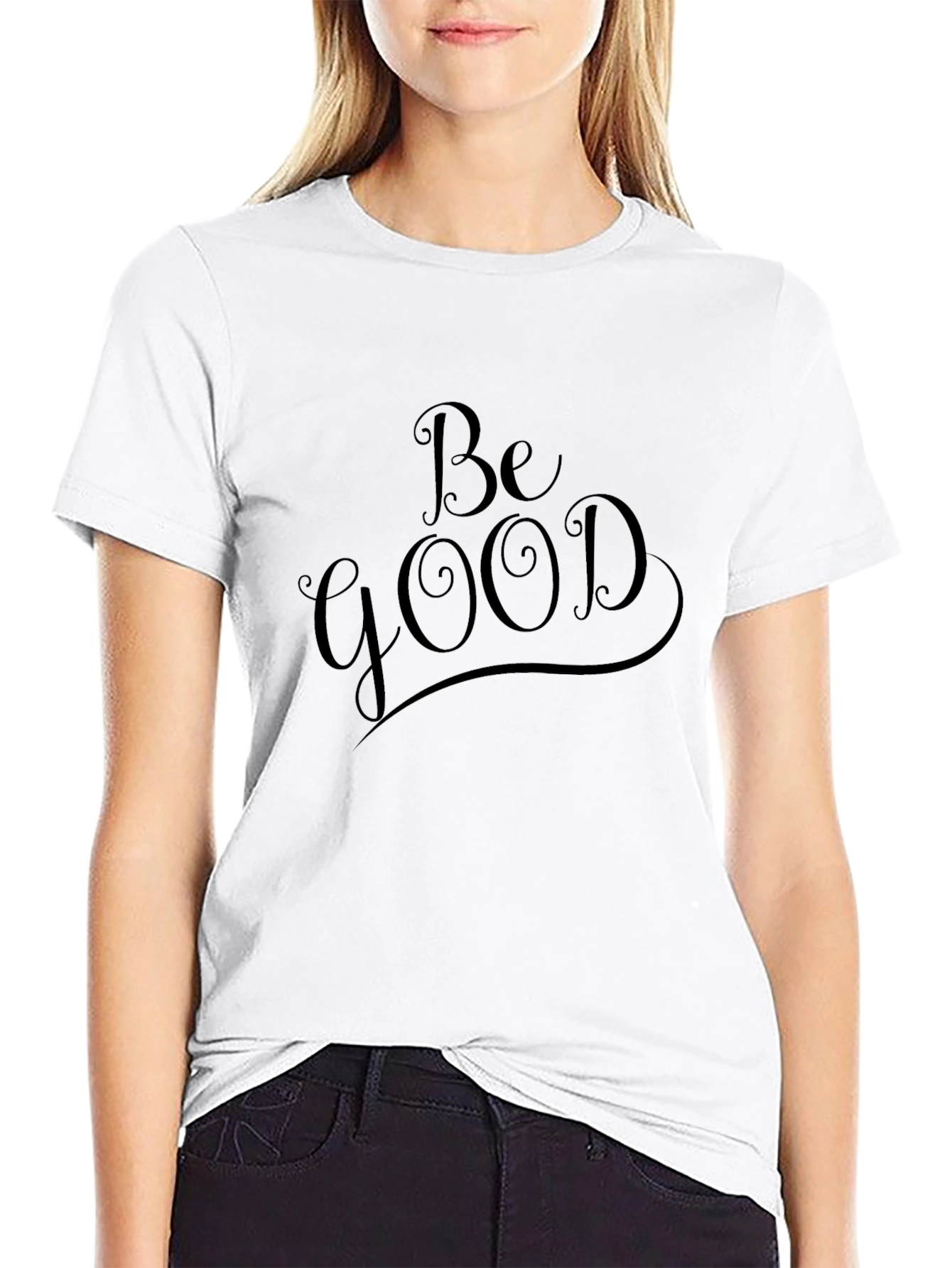 Be Good Black T-Shirt - Stylish and Comfortable