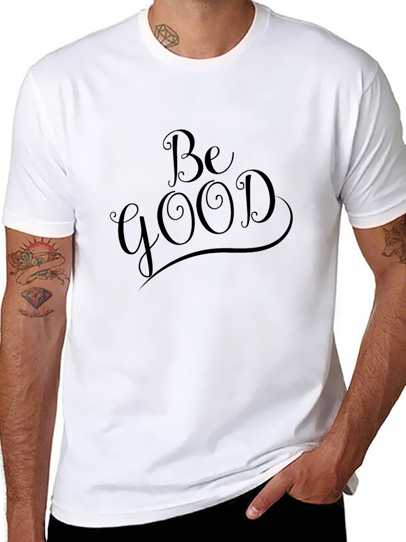 Be Good Black T-Shirt - Stylish and Comfortable