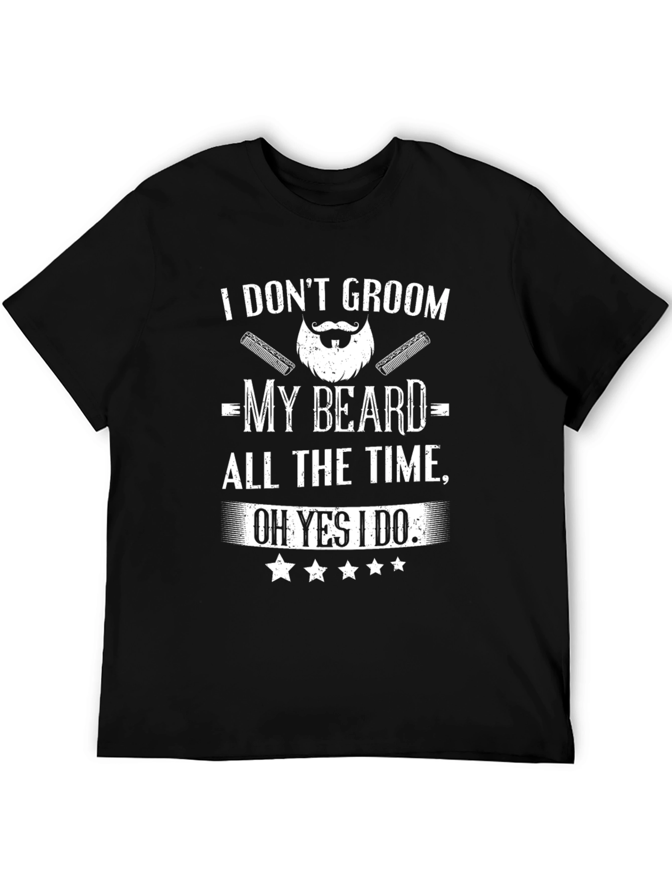 Funny Beard Grooming T-Shirt - Humor Apparel