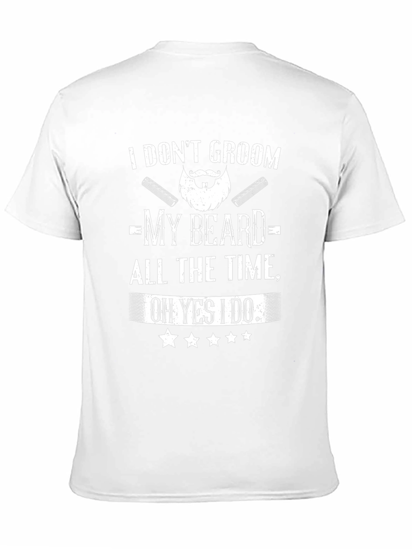 Funny Beard Grooming T-Shirt - Humor Apparel