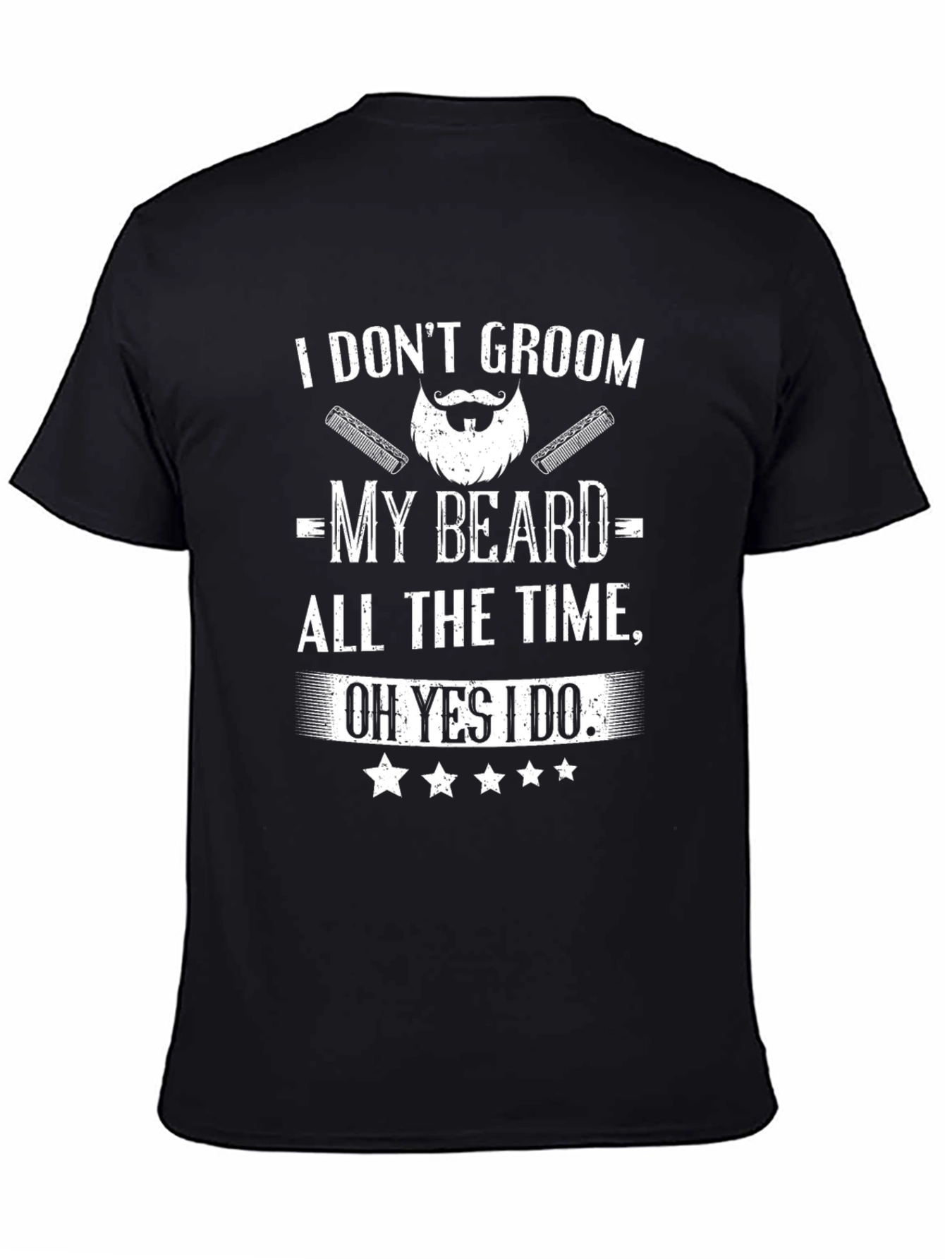 Funny Beard Grooming T-Shirt - Humor Apparel