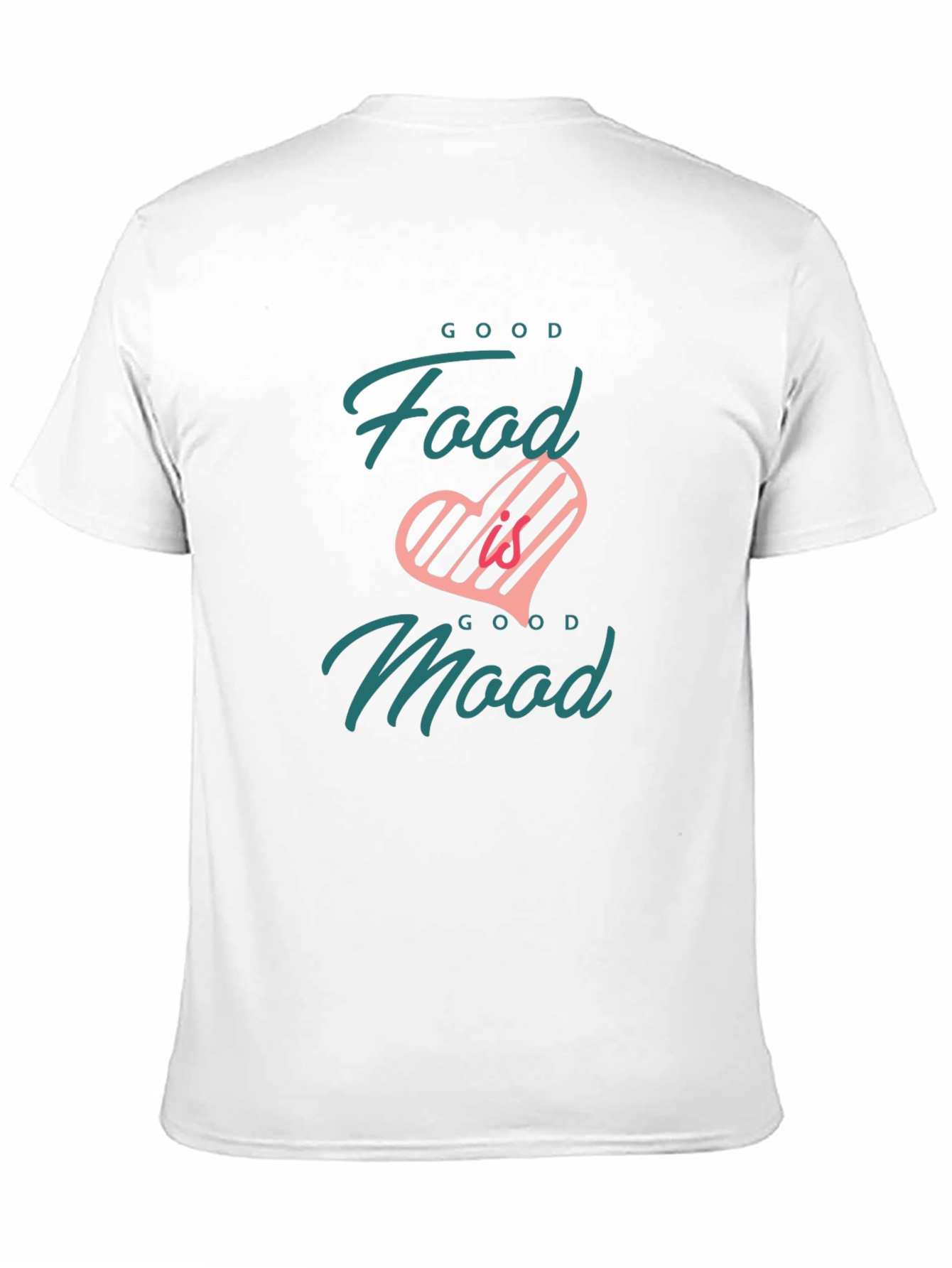 Good Food Good Mood Black Graphic Tee
