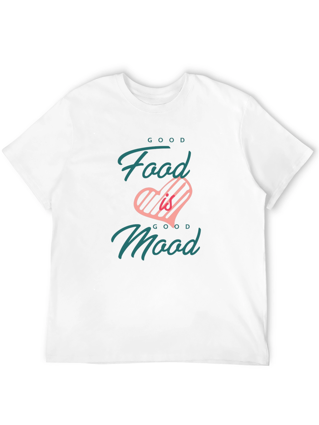 Good Food Good Mood Black Graphic Tee